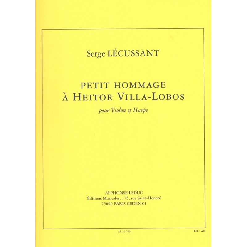 Petit hommage à Villa Lobos, de Serge Lécussant