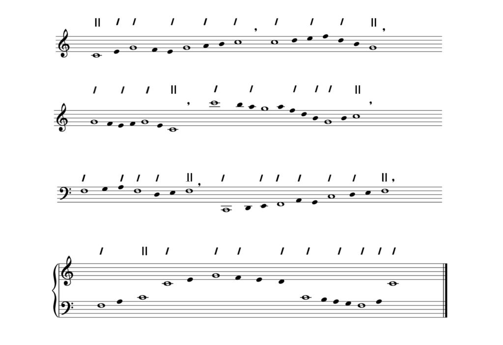 Exercice lecture de notes 13