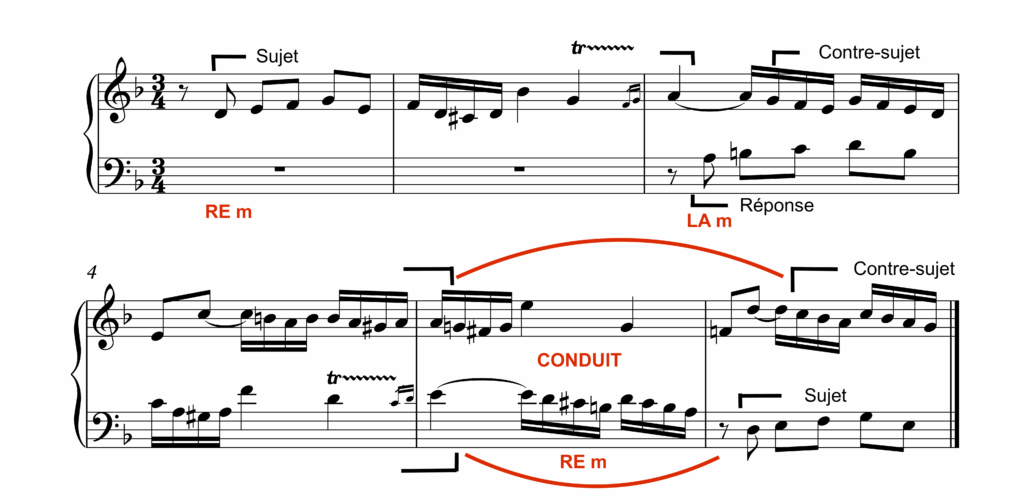 Identifier le conduit fugue de Bach