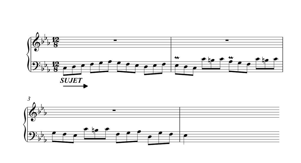 Fugue 1 sujet