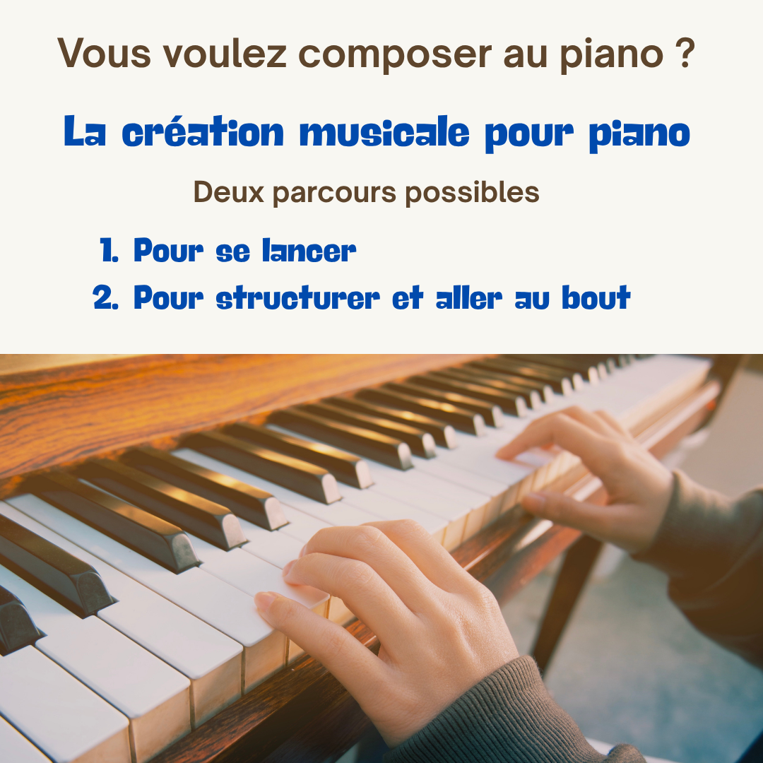 Formations : La création musicale pour piano