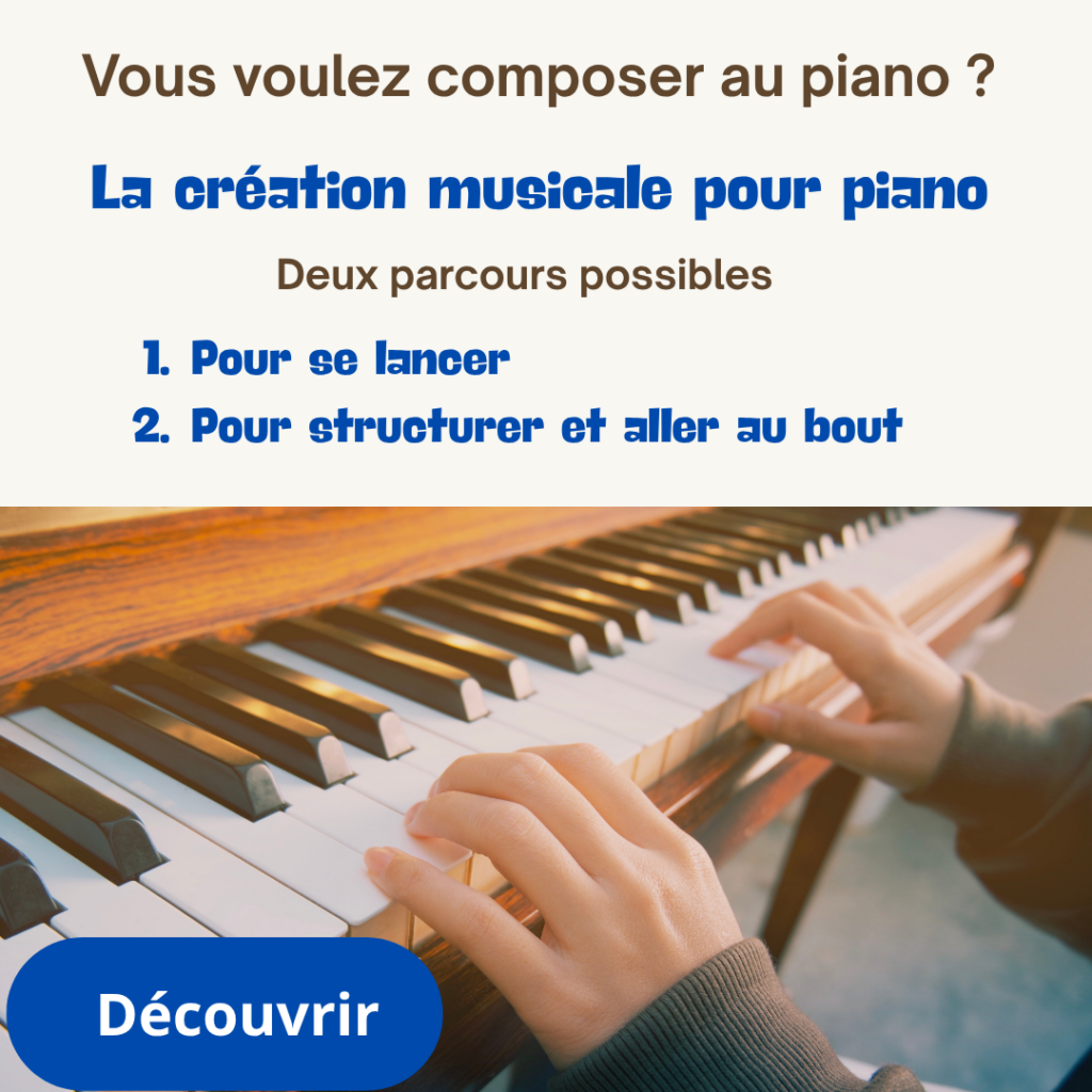 Création musicale pour piano