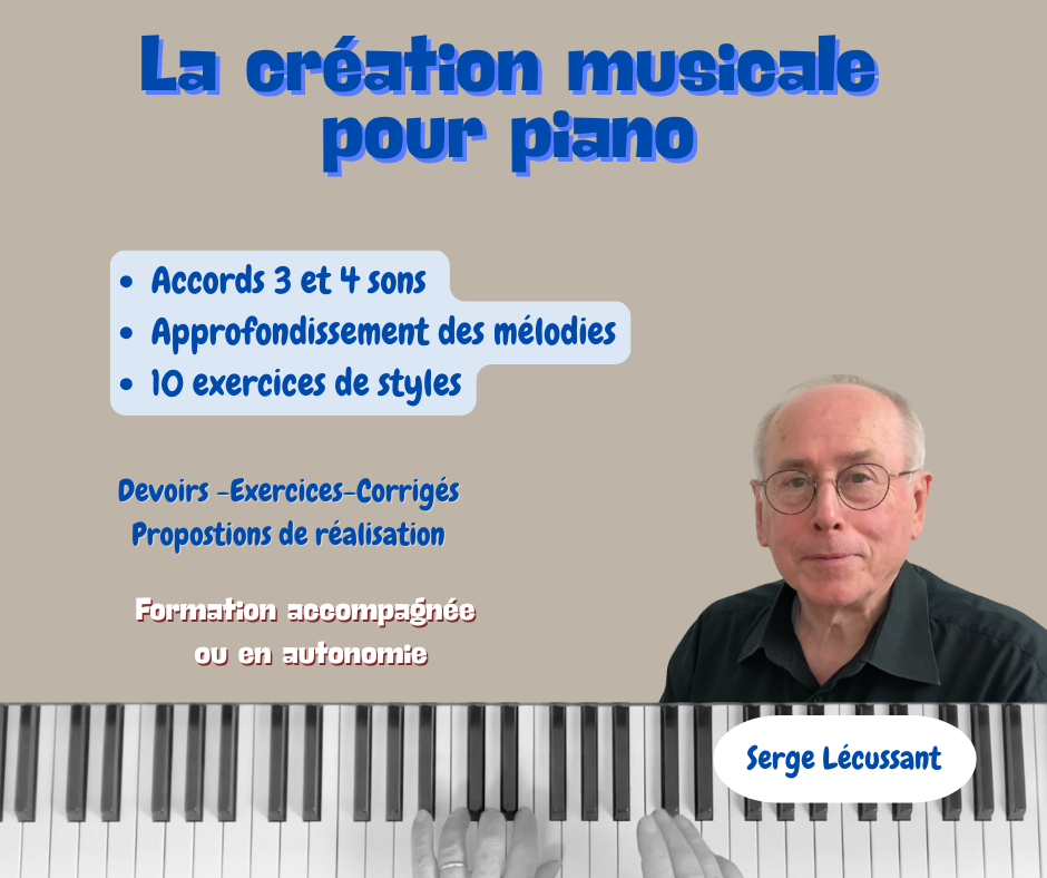 Création musicale pour piano